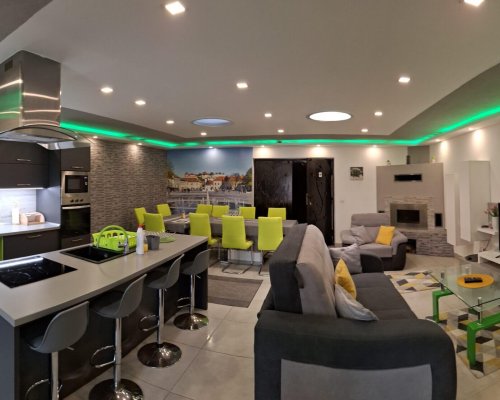 Butella Apartman amerikai konyha és nappali